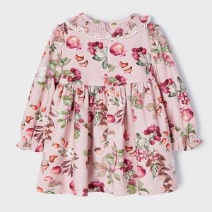 Mayoral pink CORDUROY dress 36m